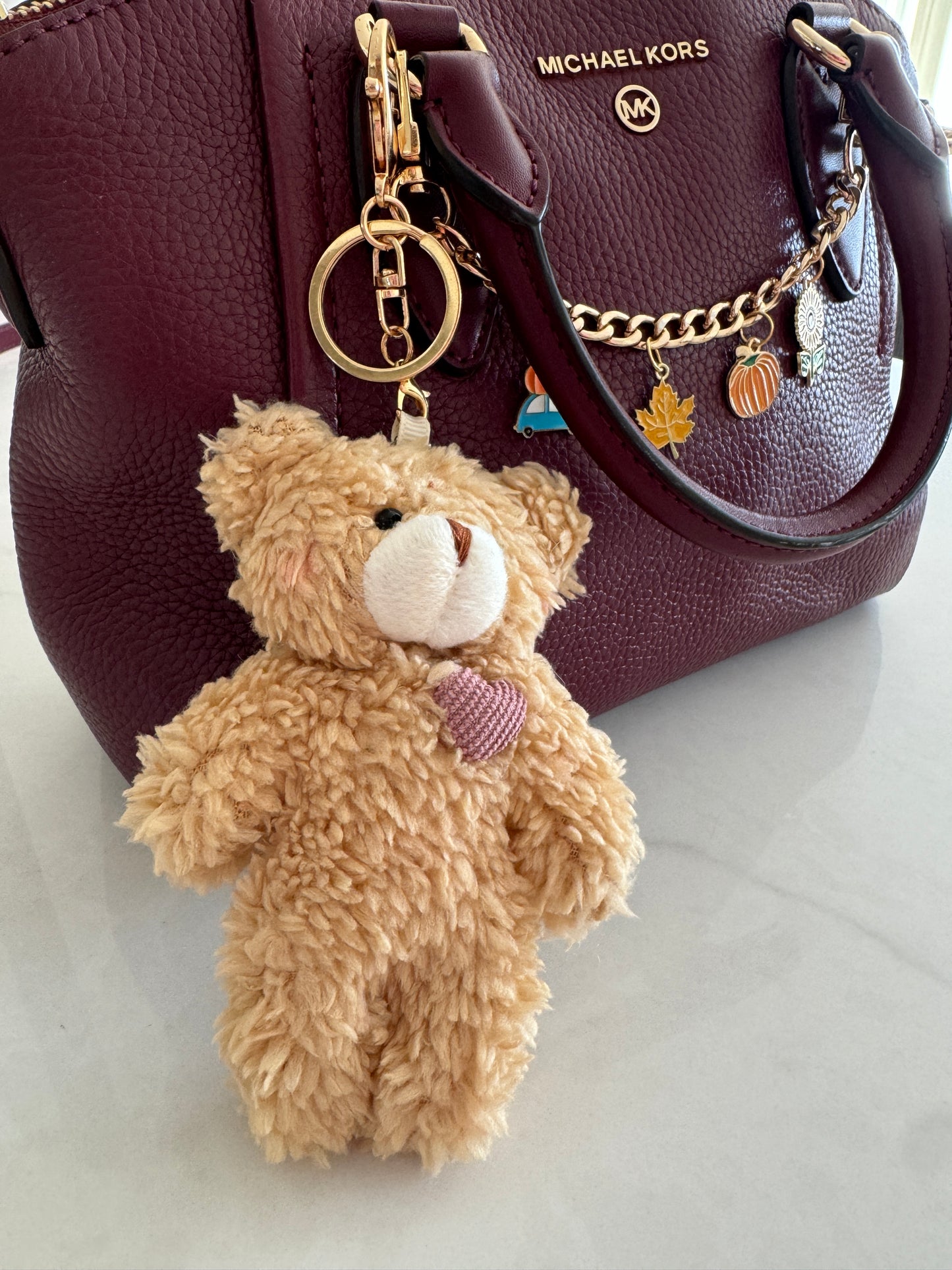 Teddy bear keychain