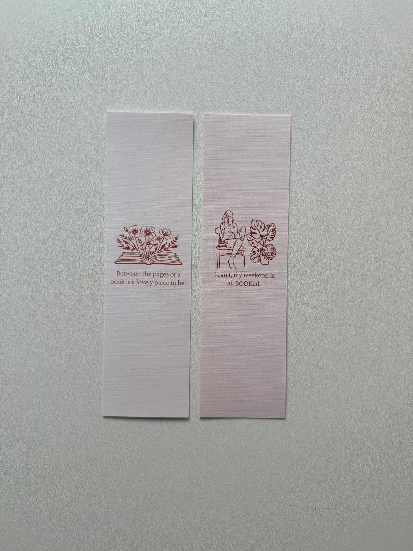 Linen Bookmarks