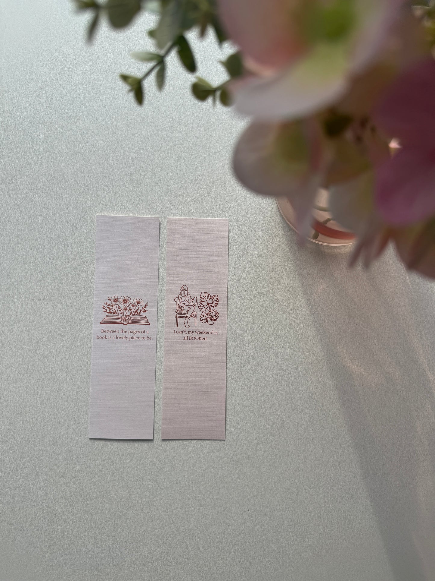 Linen Bookmarks