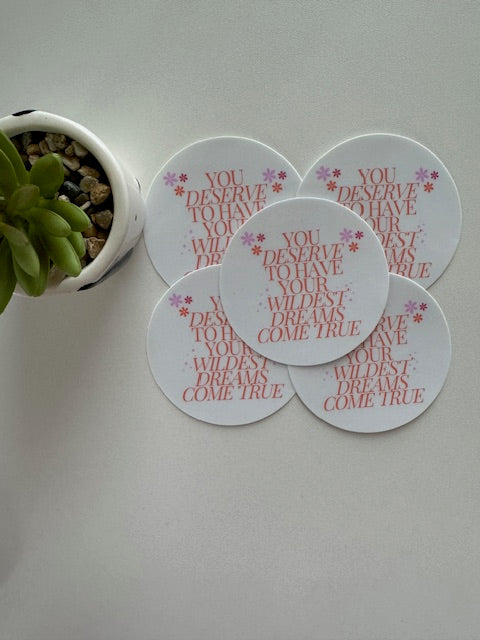Wildest dreams sticker