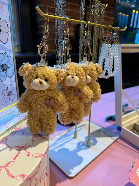 Teddy bear keychain