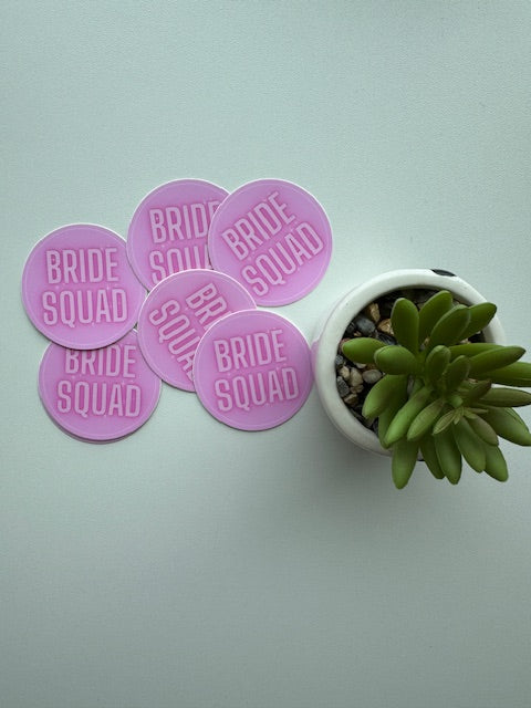 Bride Squad Stickers