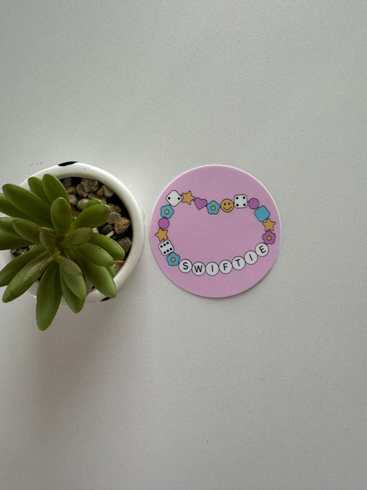 Taylor Swift friendship bracelet sticker