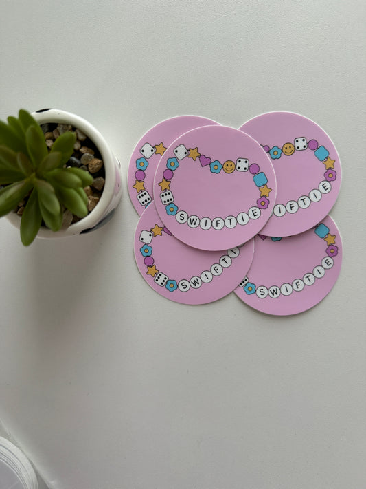 Taylor Swift friendship bracelet sticker
