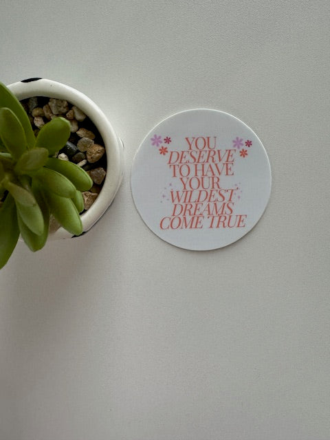 Wildest dreams sticker